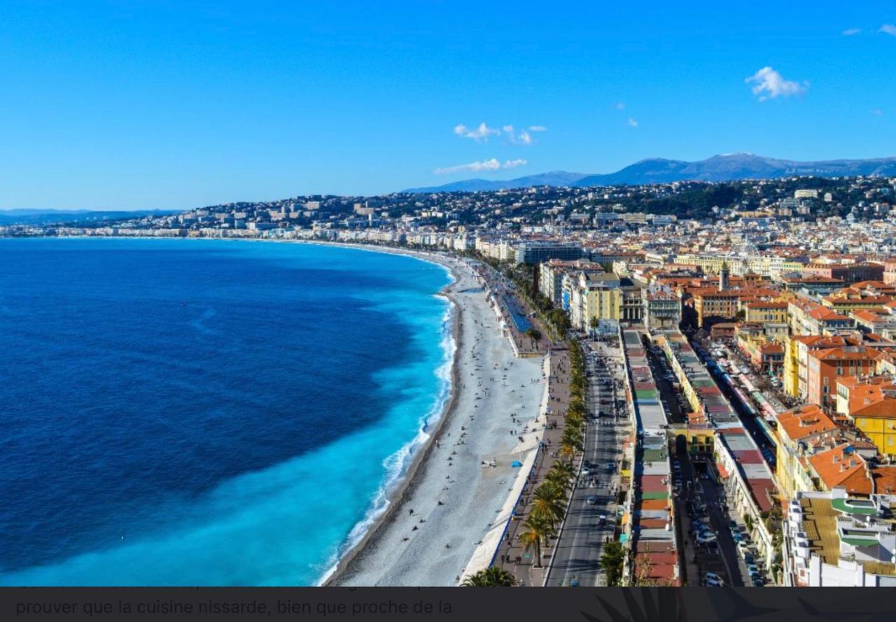 F2 Lumineux 8 Min A Pieds De La Plage Nizza Exterior foto